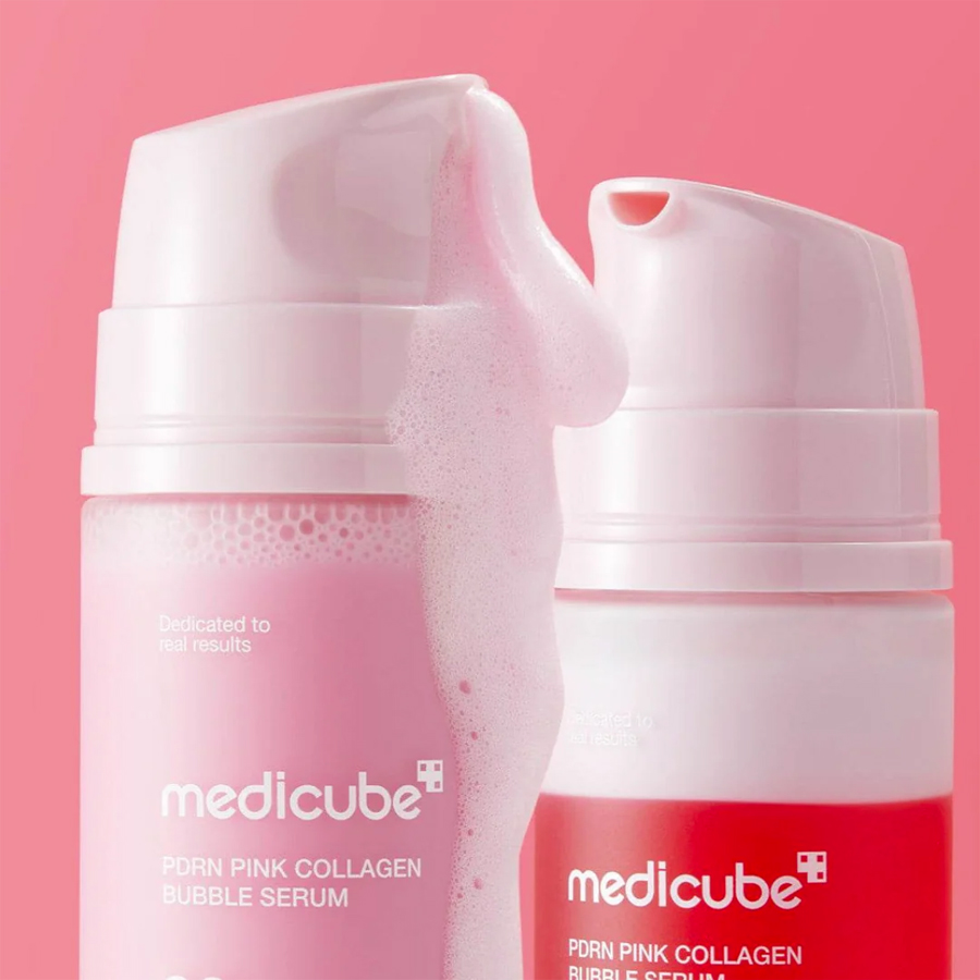 Medicube 99% PDRN Pink Collagen Bubble Serum - 95ml - Image 2