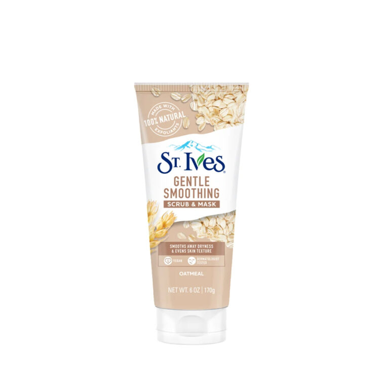 St. Ives Gentle Smoothing Face Scrub & Mask With Oatmeal - 170g